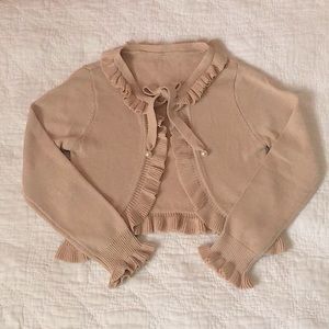 Ruffle Cardigan with Pearl Pink*Photo Updated